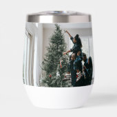 両面パーソナライズされたの家族のクリスマスフォト (正面)