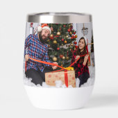 両面パーソナライズされたの家族のクリスマスフォト (背面)