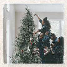 両面パーソナライズされたの家族のクリスマスフォト