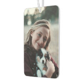 両面パーソナライズされたフォトカー空気清浄機 カーエアーフレッシュナー (左)