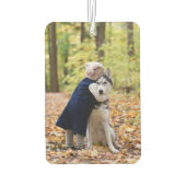 両面パーソナライズされたフォトカー空気清浄機 カーエアーフレッシュナー (裏面)