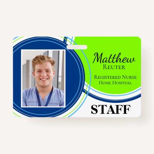 両面パーソナライズされたプロフェッショナルIDバッジ バッジ (正面)