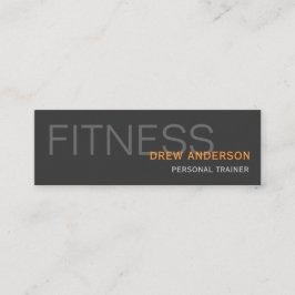両面パーソナルトレーナーモダンプロフェッショナル スキニー名刺