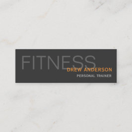 両面パーソナルトレーナーモダンプロフェッショナル スキニー名刺