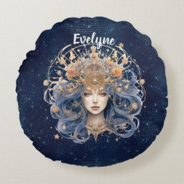 両面ビグロアート徴候と名前をカスタムする ラウンドクッション