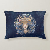 両面ビグロアート徴候名前をカスタムする アクセントクッション (正面)