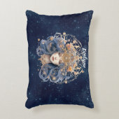 両面ビグロアート徴候名前をカスタムする アクセントクッション (正面(垂直))