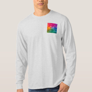 両面ビジネスアップロードイメージロゴメニューの追加 Tシャツ