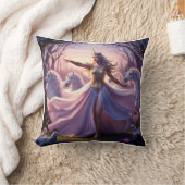 両面ピロー：エテリア調数々のユニコーン クッション (ブランケット)