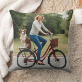 両面ピロー:母バイクの冒険 クッション (ブランケット)