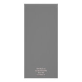 両面ピンクフェイク大理石およびグレー美容師 ラックカード (裏面)