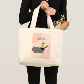 両面ファットキャットバッグ ラージトートバッグ (正面(商品))