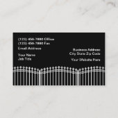 両面フェンスサービス名刺 名刺 (裏面)