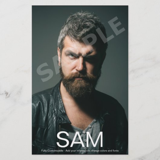 両面フォトアクターComp Zedカード チラシ (正面)