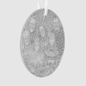 両面フォトオーナメント(2枚のカスタム写真) オーナメント (正面)