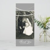 両面フォトカード:エレガントな照明の紐 招待状 (スタンド正面)