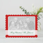 両面フォトクリスマスカード2枚写真 シーズンカード (スタンド正面)