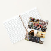 両面フォトコラージュの友だち ノートブック (内部)