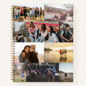 両面フォトコラージュの友だち ノートブック (正面)