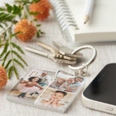 両面フォトコラージュ写真 キーホルダー (正面右)