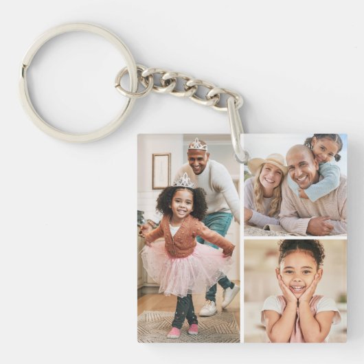 両面フォトコラージュ写真 キーホルダー (正面)