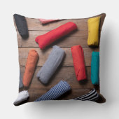 両面フォトパーソナライズされた装飾用クッション クッション (裏面)