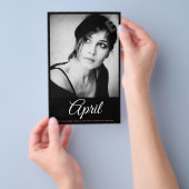 両面フォトモデルアクターComp zedカード チラシ (ハンドル)