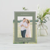 両面フレーム写真の結婚Webサイト 招待状 (スタンド正面)