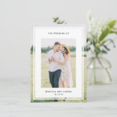 両面フレーム写真の結婚Webサイト 招待状 (スタンド正面)