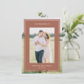 両面フレーム写真の結婚Webサイト 招待状 (スタンド正面)