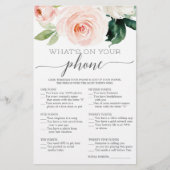 両面ブライダルシャワーゲームブラッシング開花 (正面)