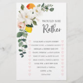 両面ブライダルシャワーゲームマグノリアサートルス (正面)