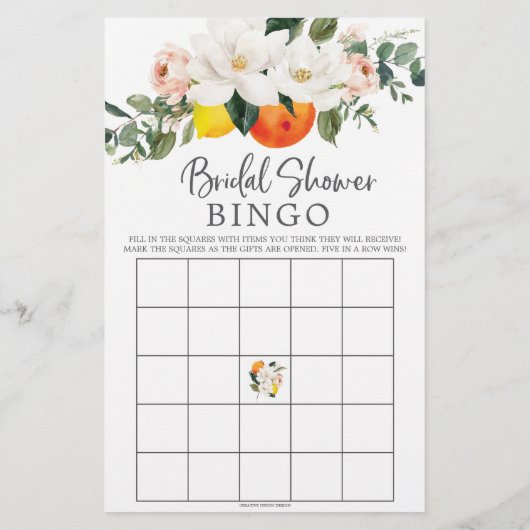 両面ブライダルシャワーゲームマグノリアサートルス (裏面)