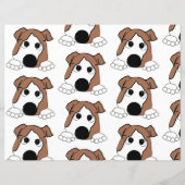 両面ブルドッグ赤と白覗き漫画 (裏面)