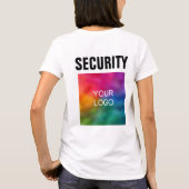 両面プリントロゴはこちらWoens Security Tシャツ (裏面)