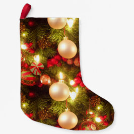 両面プリント スモールクリスマスストッキング