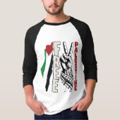 両面プリント メンズ ラグラン ベースボールTシャツ Tシャツ (正面)