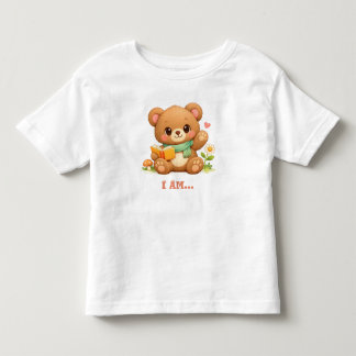 両面プリント I Am The Best トッドラーTシャツ トドラーTシャツ