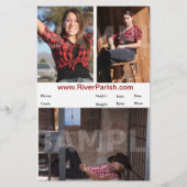 両面ヘッドショットコンポーネントカードモデル/アクターテンプレート チラシ (裏面)