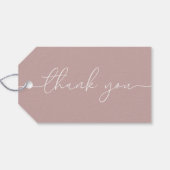 両面ベビーシャワーありがとうギフトラベル ギフトタグ (裏面横)