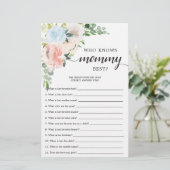 両面ベビーシャワーゲームフルーアジョリーフローラ (スタンド正面)