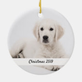 両面ペット写真オーナメントの贈り物 セラミックオーナメント (裏面)
