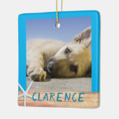 両面ペット写真スターフィッシュセラミックオルナメント セラミックオーナメント (左)