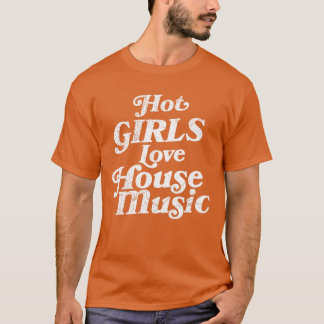両面ホットガールズラブハウスミュージック ファミリーガール Tシャツ