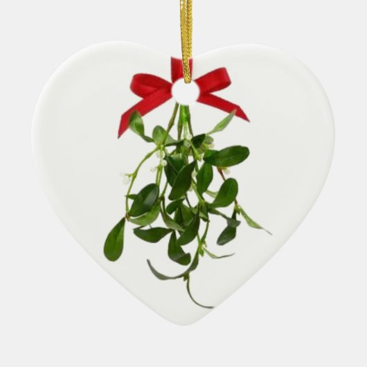 **両面ミスタントー**ハート形状 セラミックオーナメント (正面)