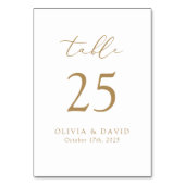 両面ミニマルモダンリストテーブル番号 テーブルナンバー (裏面)