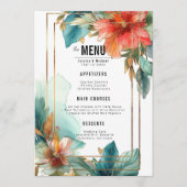 両面メニュー+ドリンク類ハイビスカスセレナーデパラダイス メニュー (正面)