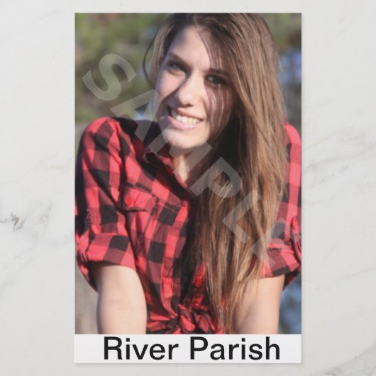 両面モデルのヘッドショットカードモデルのアクター チラシ (正面)