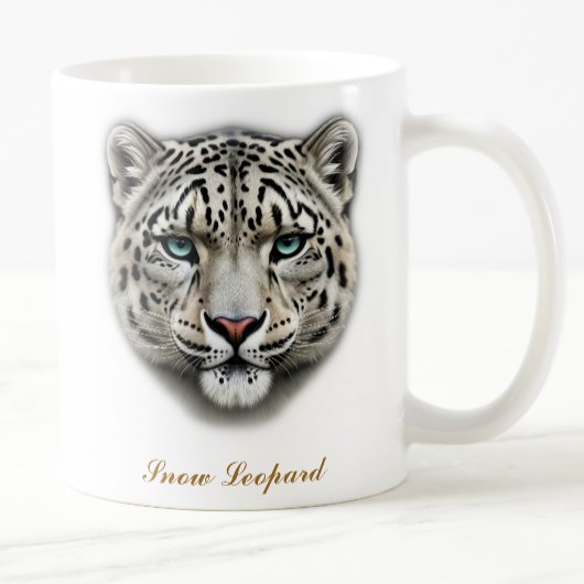 両面ユキヒョウ コーヒーマグ デザイン コーヒーマグカップ