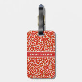 両面ラゲッパーソナライズされたジタグ ラゲッジタグ (裏面縦)